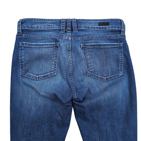 Distressed Jeans KFTK Mia Toothpick Size 6 Dark Stretch Skinny Denim Kut Kloth - Picture 9 of 10